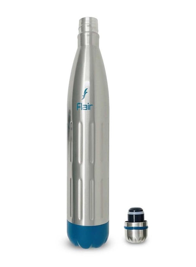 Flair Ivy Insulated Steel Bottle | Upto 24 Hours Hot & Cold | Leakproof, BPA-Free, Tough & Durable, Copper Coated-Double Walled, Rust Free Water Bottle (500 ml,Blue) - Image 2